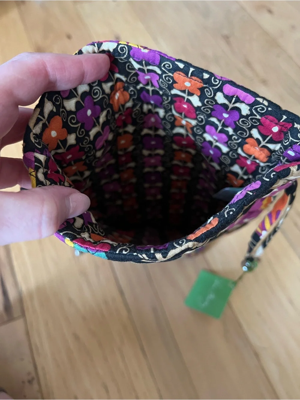 Vera Bradley Cheers to You Wine Bag “Suzani”